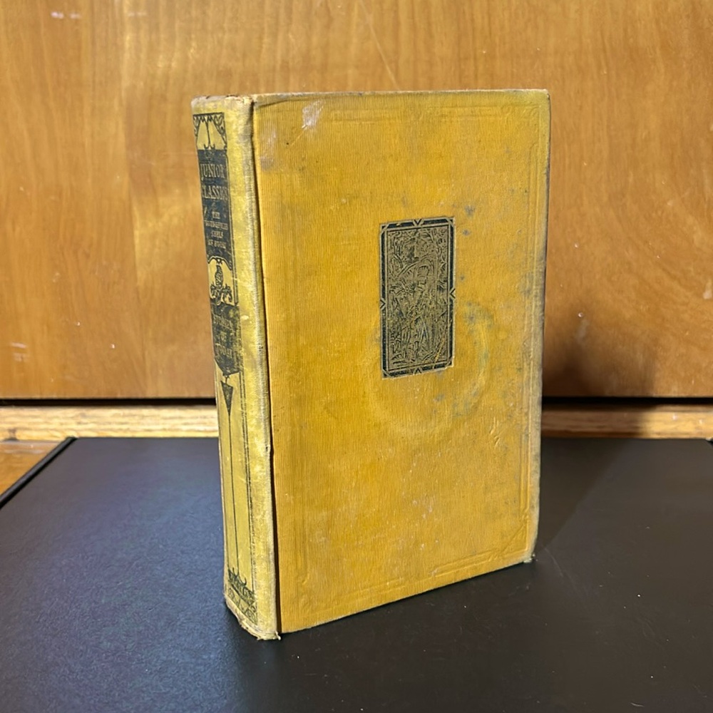 Vintage ©️1918 gold decorative coffee table book